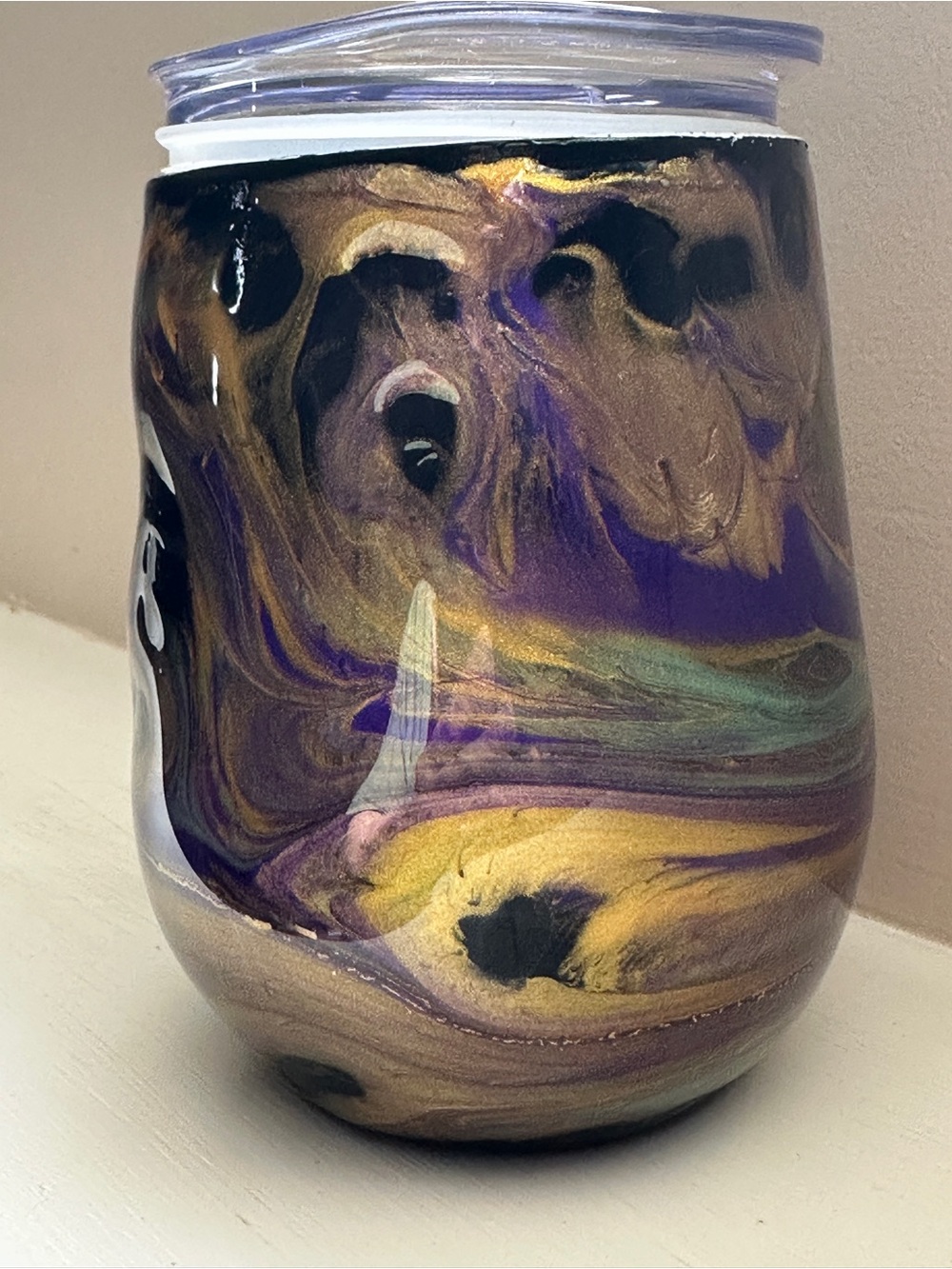 Wine Cup make with food grade resin (handmade)